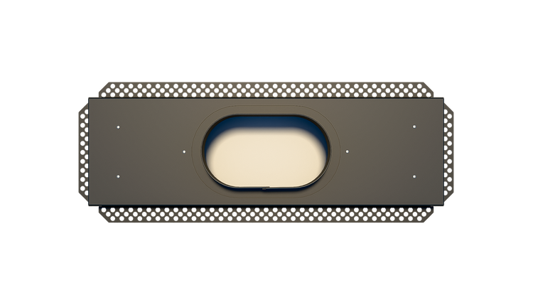Ventech Frameless Plaster-in Rectangle Grille - VRT500