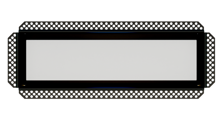 Ventech Frameless Plaster-in Rectangle Grille - VRT500
