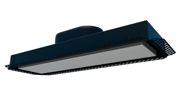 Ventech Frameless Plaster-in Rectangle Grille - VRT500