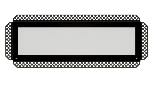 Ventech Frameless Plaster-in Rectangle Grille - VRT500