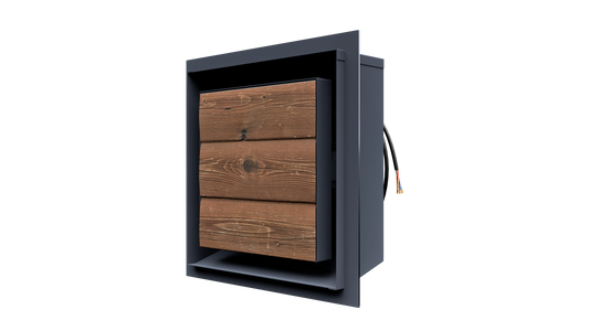 Ventech Flush Mounted Wall or Soffit Extractor Fan Inset - VFM190T