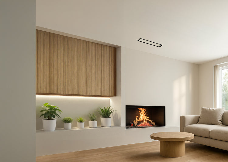 Ventech Frameless Plaster-in Rectangle Grille - VRT500